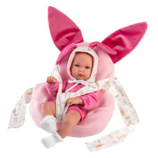 Κούκλα Llorens με αρθρωτό σχέδιο 35cm Πολύ μαλακή για νεογέννητα Bimba με μάρσιπο