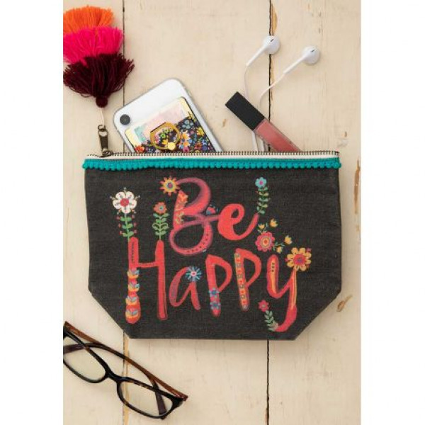 ΤΣΑΝΤΑΚΙ CANVAS BE HAPPY