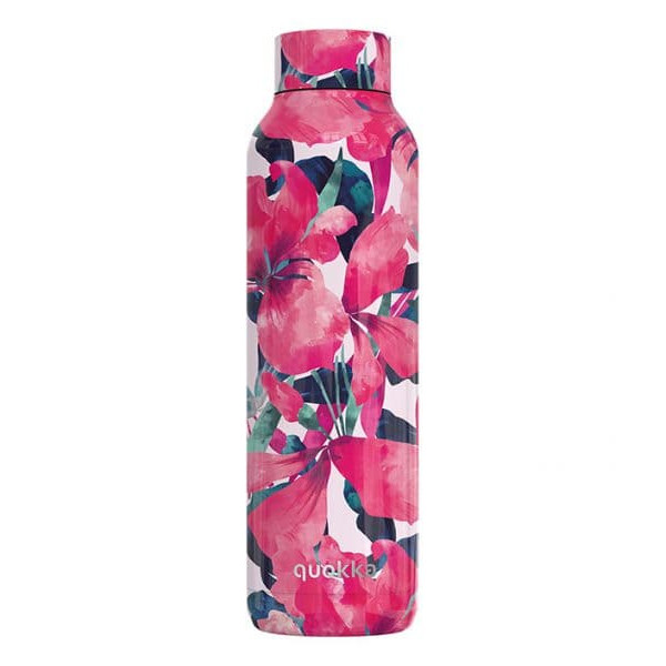 QUOKKA ΘΕΡΜΟΣ THERMAL SS BOTTLE SOLID BOLD630 ML REUSABLE BOTTLES Pink Bloom