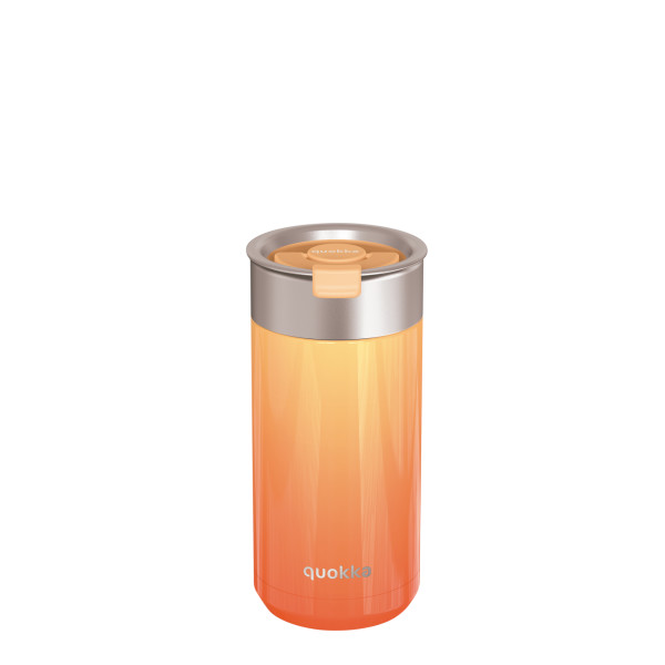 QUOKKA THERMOS BOTTEL 400ML BOOST APRICOT ORANGE