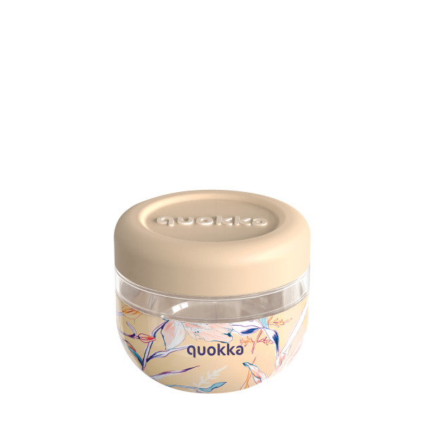 QUOKKA  TRITTAN ΔΟΧΕΙΟ ΦΑΓΗΤΟΥ 500ML BUBBLE VINTAGE FLORAL