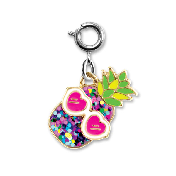 Charm It Glitter Pineapple Charm