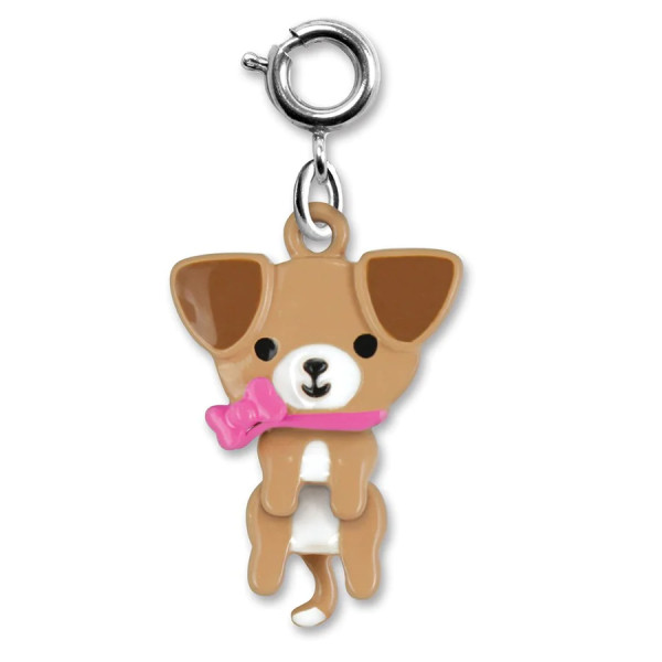 Gold Swivel Puppy Charm