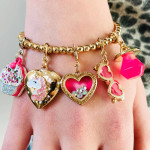 Charm It Gold Heart Shaker Charm