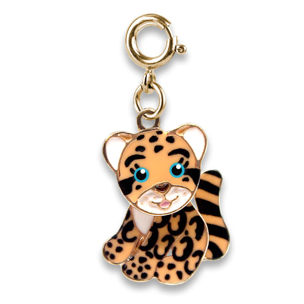 Charm It Gold Cloud Leopard Charm