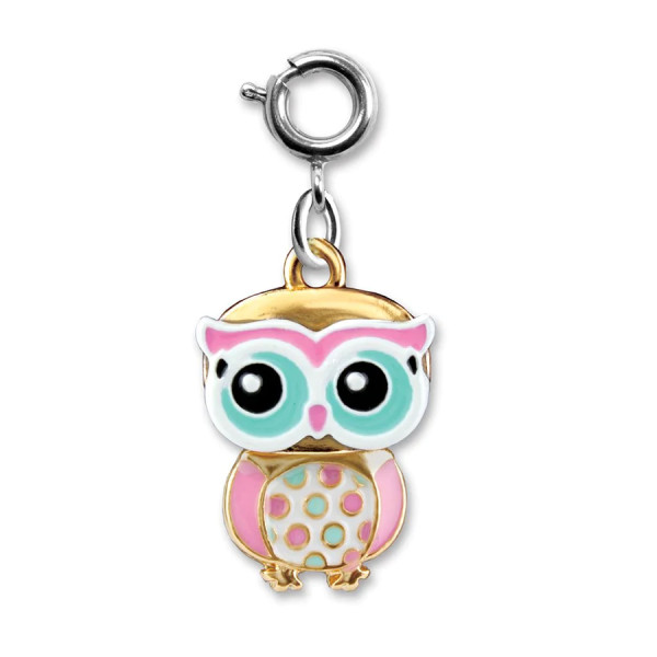 Charm It Swivel Owl Charm