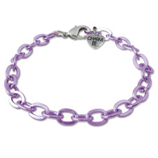Charm It Purple Chain Bracelet