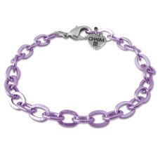 Charm It Purple Chain Bracelet