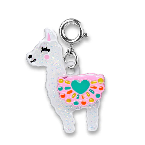 Charm It Glitter Llama Charm