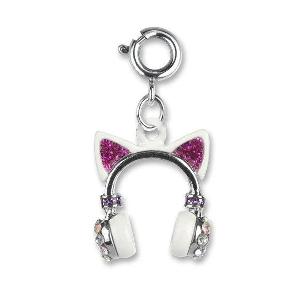 Charm It Kitty Ears Headphones Charm