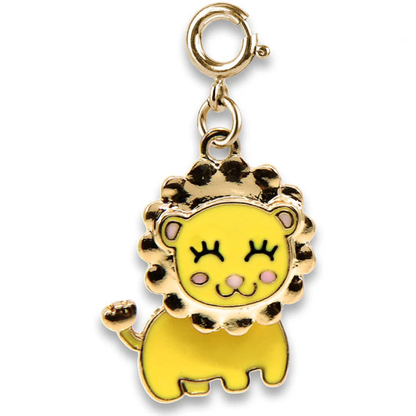 Charm It Gold Swivel Lion Charm