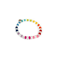 Charm It Ελαστικό Βραχιόλι με Χάντρες Ουράνιο Τόξο