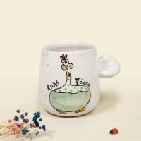 Eleftheriart Πασχαλινή Κούπα Mr Koko Teal Λαβή Αυτάκι