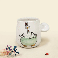 Eleftheriart Πασχαλινή Κούπα Mr Koko Teal Λαβή Αυτάκι