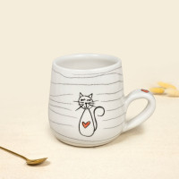 Eleftheriart Κούπα Ρίγες με Γάτα