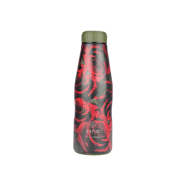 Estia Travel Flask Save The Aegean Ποτήρι Θερμός New Collection 500ml Twilight Rose