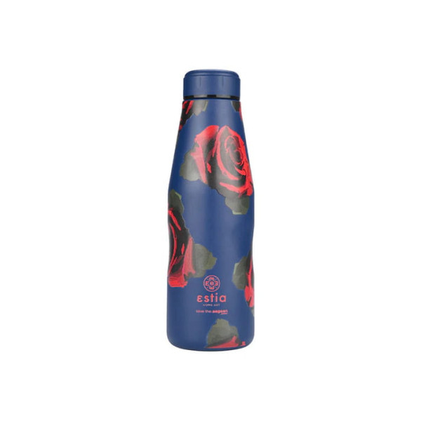 Estia Travel Flask Save The Aegean Ποτήρι Θερμός New Collection 500ml Electric Roses