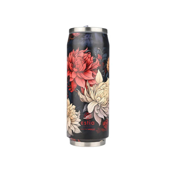 Estia Travel Cup Save The Aegean Ποτήρι Θερμός New Collection 500ml Midnight Blossom