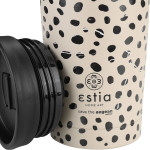 Estia ΘΕΡΜΟΣ TRAVEL MUG SAVE THE AEGEAN 350ml LEOPARD TAUPE