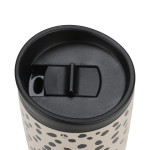 Estia ΘΕΡΜΟΣ TRAVEL MUG SAVE THE AEGEAN 350ml LEOPARD TAUPE