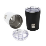 Estia Coffee Mug Save The Aegean Ποτήρι Θερμός με Καλαμάκι 350ml Midnight Black