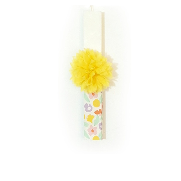 Πασχαλινή λαμπάδα αξεσουάρ μαλλιών yellow