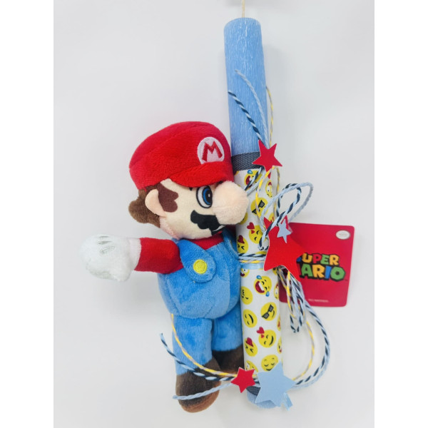 Κουκλόσπιτο Handmade λαμπάδα super Mario 