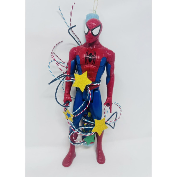 Κουκλόσπιτο Handmade λαμπάδα μεγάλη φιγούρα Spiderman 