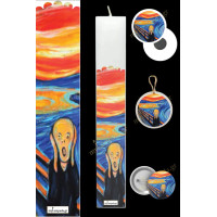 Λαμπάδα Famous Art The Scream