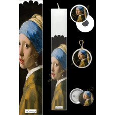 Λαμπάδα Famous Art Girl with a pairl earring