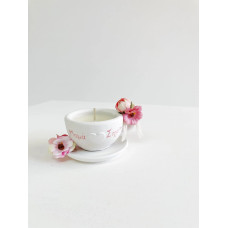 Φλιτζανάκι με αρωματικό κερί Μαμά