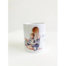 Κεραμική κούπα Μαμά Αγκαλιά με αγοράκι