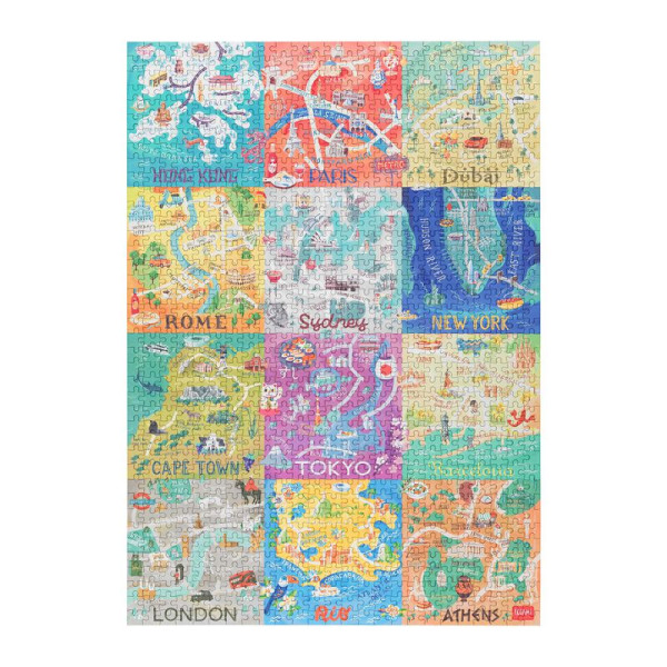 Legami 1000 Piece Puzzle Cities