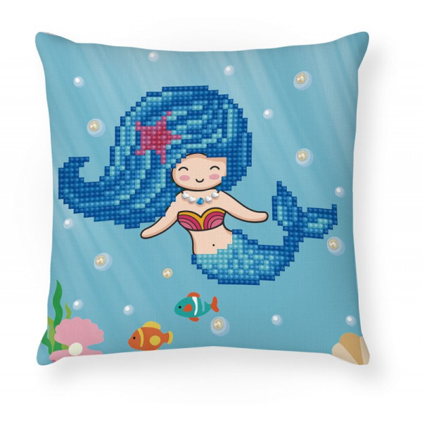 Diamond Dotz Pearl Swimmer Mini Pillow