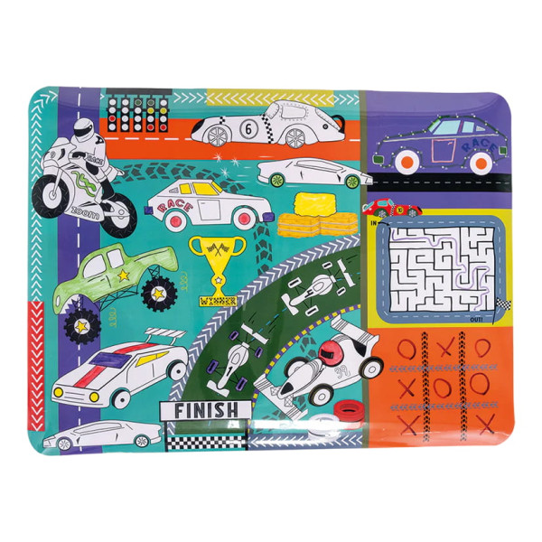 FLOSS N ROCK Colouring Fun Games Mat Cars