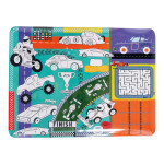 FLOSS N ROCK Colouring Fun Games Mat Cars