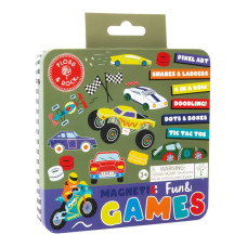 FLOSS N ROCK Μαγνητικό μεταλλικό κουτί για διασκέδαση και παιχνίδια Αυτοκίνητα