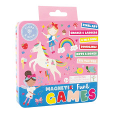 FLOSS N ROCK Μαγνητικό μεταλλικό κουτί για διασκέδαση και παιχνίδια Rainbow Fairy