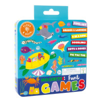 FLOSS N ROCK Μαγνητικό μεταλλικό κουτί για διασκέδαση και παιχνίδια Ocean