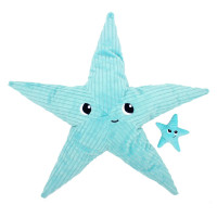 Les Deglingos Η βελούδινη Wahou η μαμά αστερίας και το μωρό της μπλε aqua