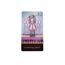 Santoro Gorjuss Κασετίνα με 12 Ξυλομπογιές