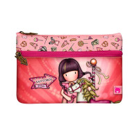 GORJUSS Επίπεδη μολυβοθήκη με τσέπη Carousel