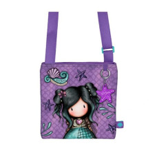 Τσάντα Χιαστί Γοργόνα Μωβ Santoro Gorjuss Lost At Sea