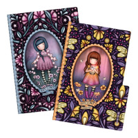 Gorjuss Set of 2 Stitched Notebooks Fairy Dusk Firefly Dawn