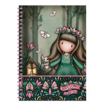 Gorjuss A5 Notebook with Stationery Woodland Wildflower