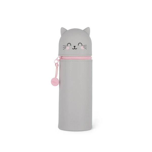 Legami 2 in 1 Μαλακή Σιλικόνη Pencil Case Kitty Kawaii