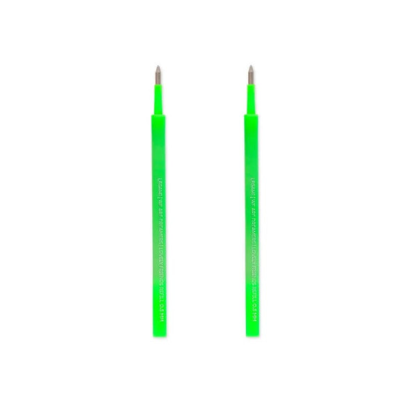 Legami Σετ 2 Ανταλλακτικών για Gel Pen Lovely Friends Neon Green