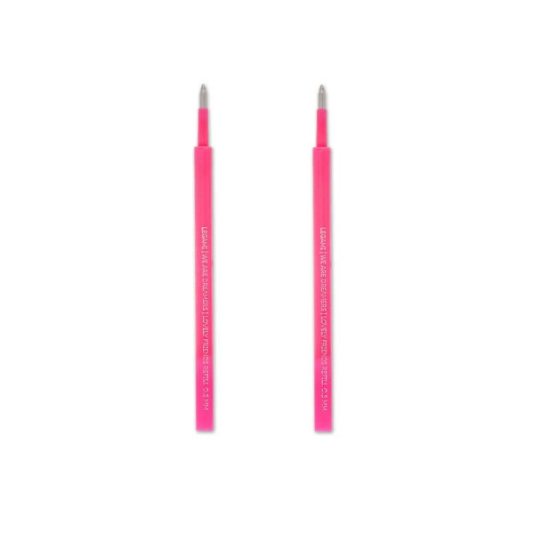 Legami Σετ 2 Ανταλλακτικών για Gel Pen Lovely Friends Neon Pink