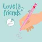 Legami Gel Pen Lovely Friends Panda