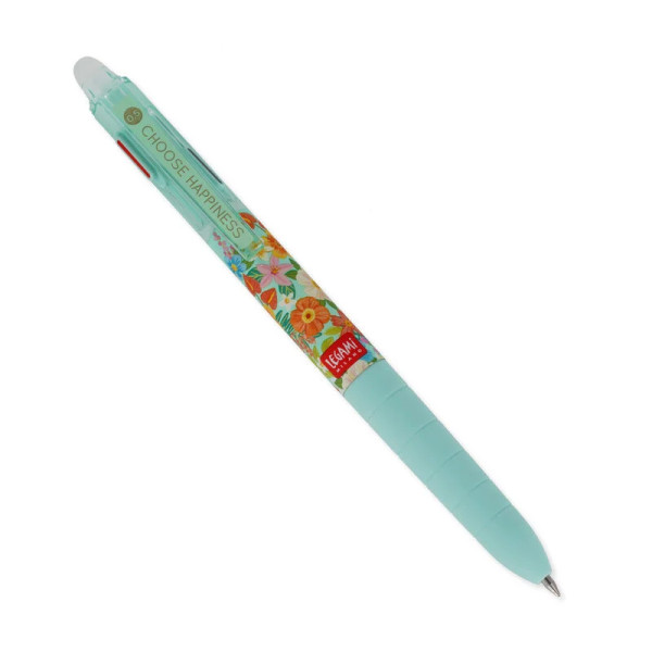 Legam 3 Colour Erasable Gel Pen Flowers